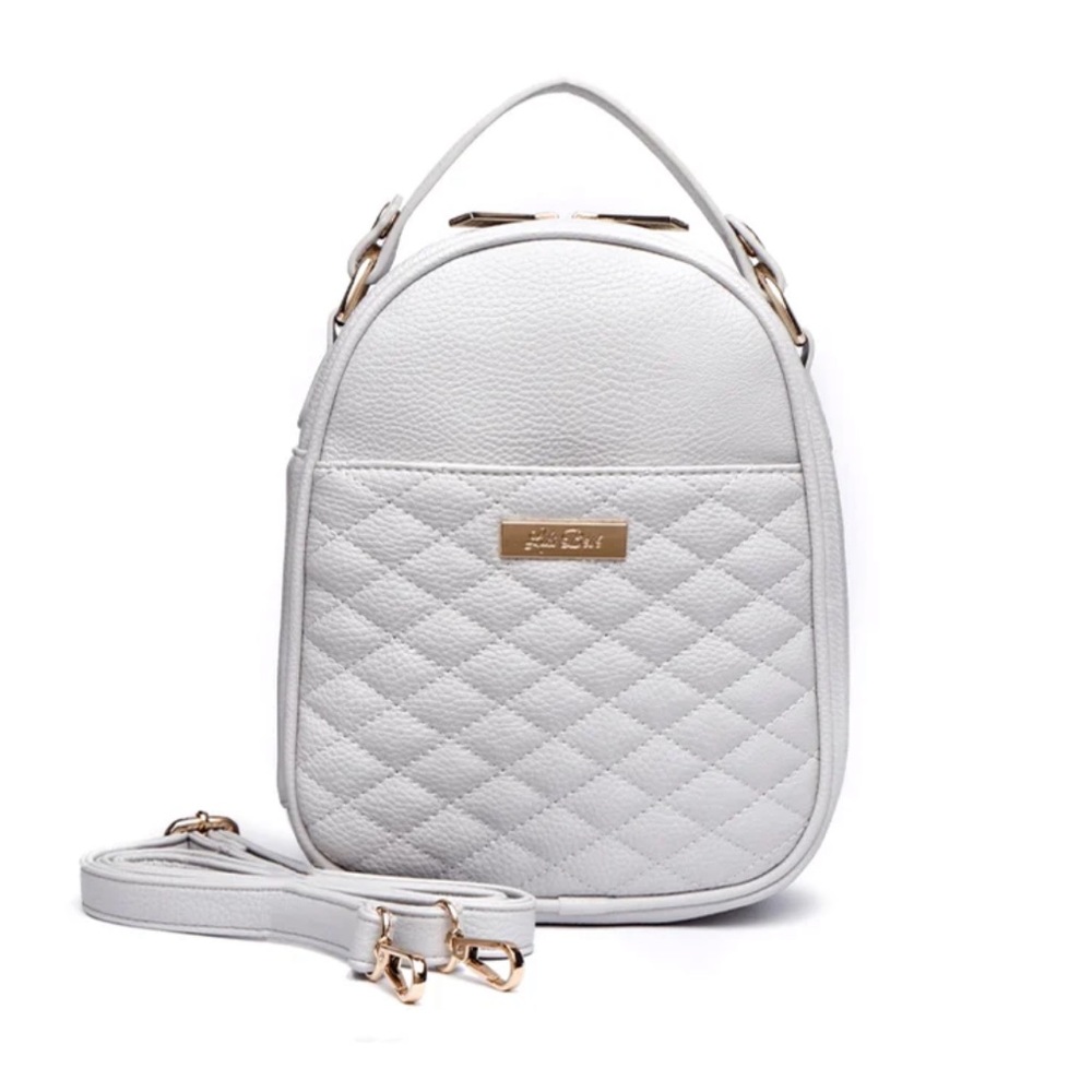 LULI BEBE MONACO SNACK BAG STONE GREY - Picture 2 of 16